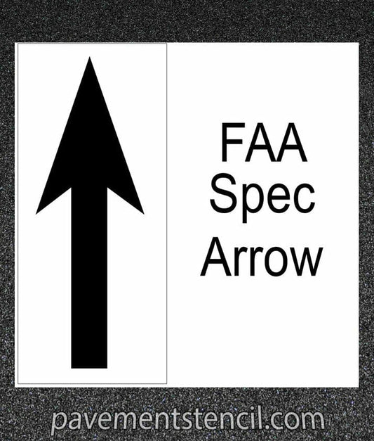 FAA Spec Arrow stencil