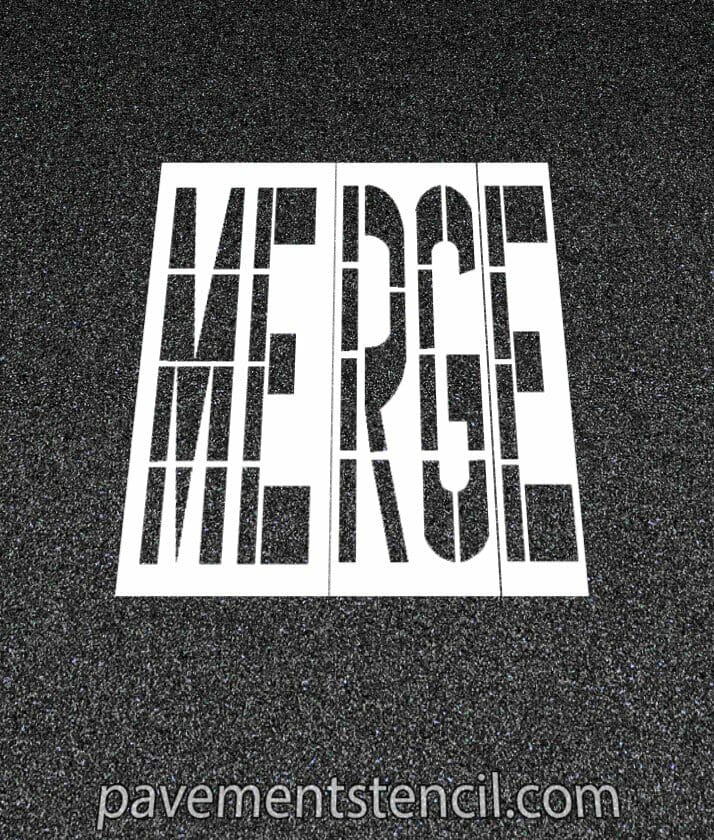 DOT Merge stencil