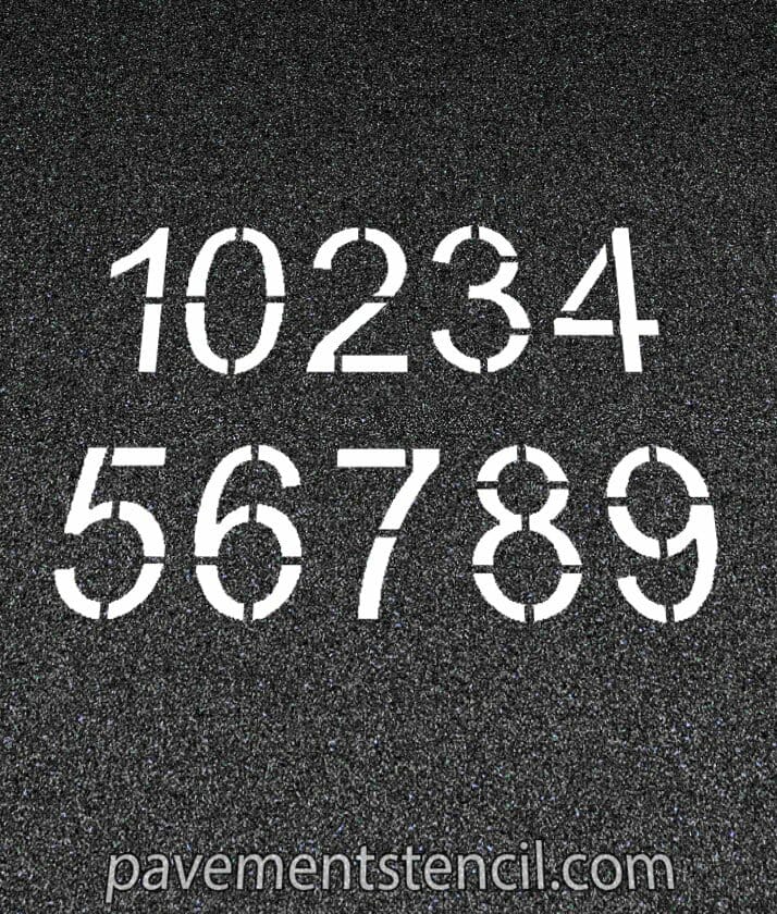 Amazon 24" number stencils