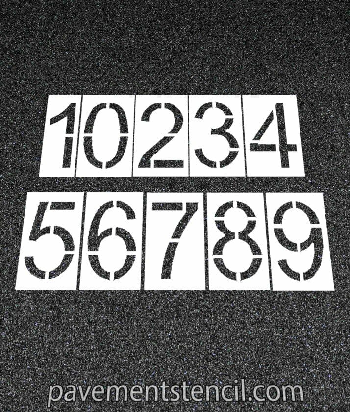 Amazon 24" number stencils