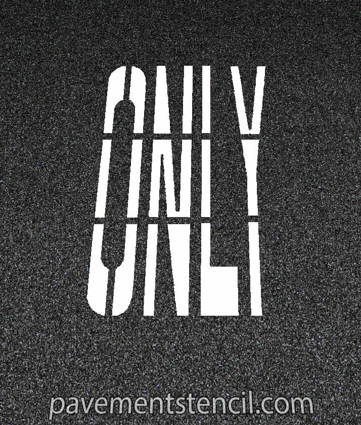 Only word stencil