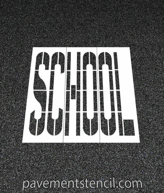 DOT School stencil