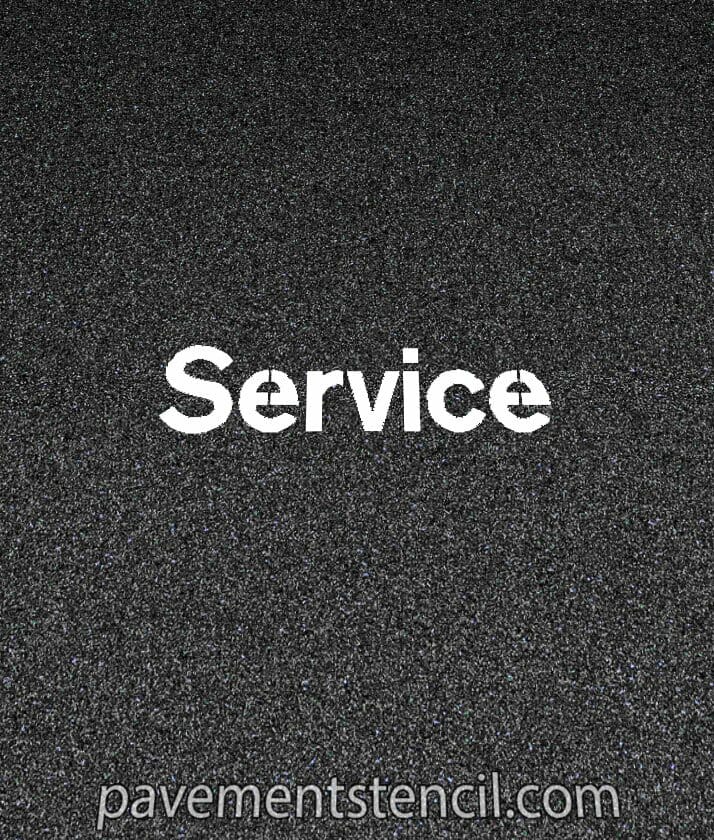 NISSAN service stencil