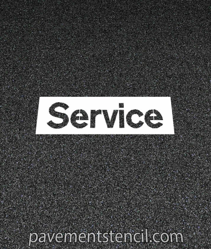 NISSAN service stencil