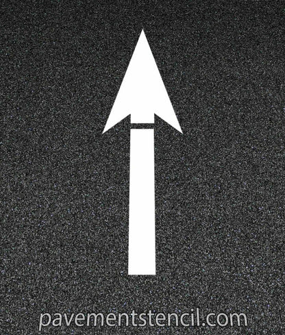 DOT straight arrow stencil