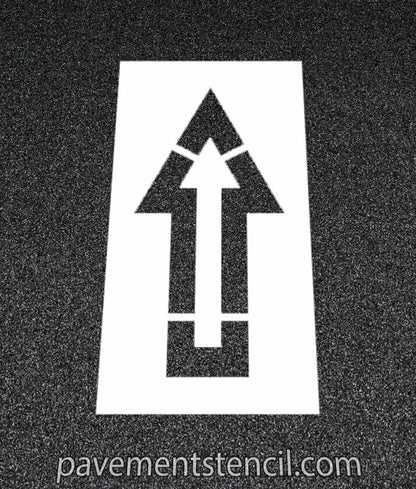 Walmart straight arrow stencil