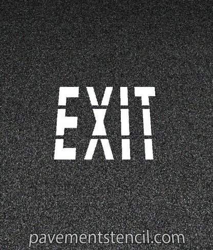 Walmart exit stencil