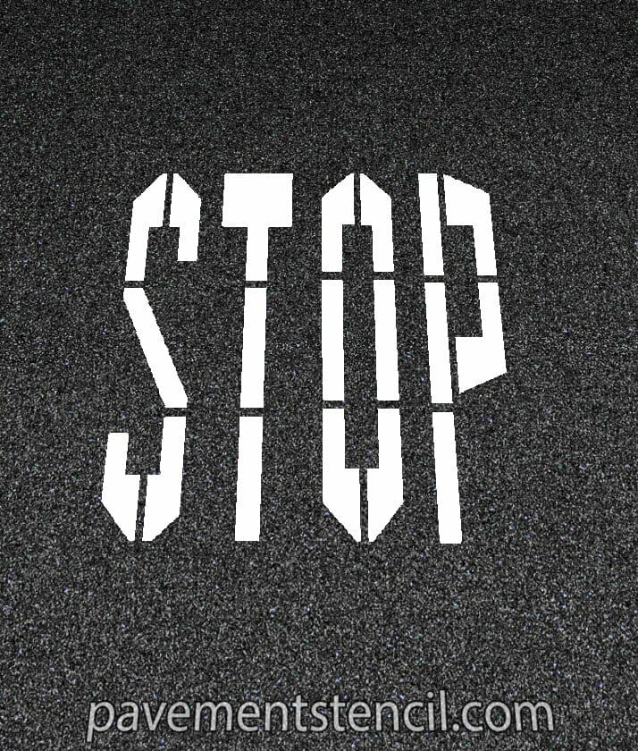 Walmart stop stencil