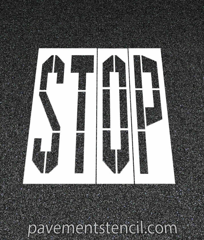 Walmart stop stencil