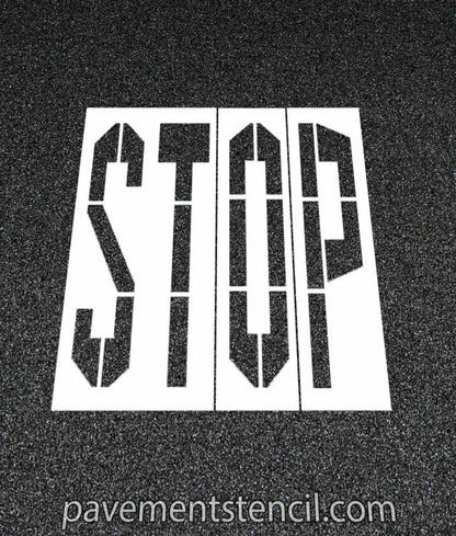 Walmart stop stencil