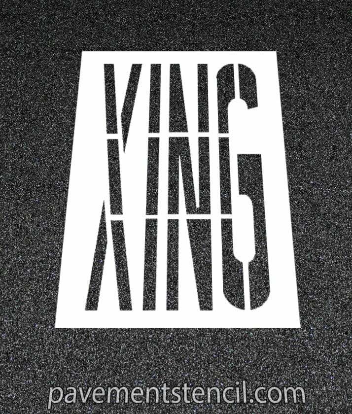 XING word stencil